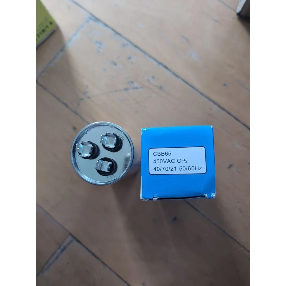 45/5‎ uF 45+5 MFD Capacitor 370 or 440 VAC Dual Run Capacitor AC Universal